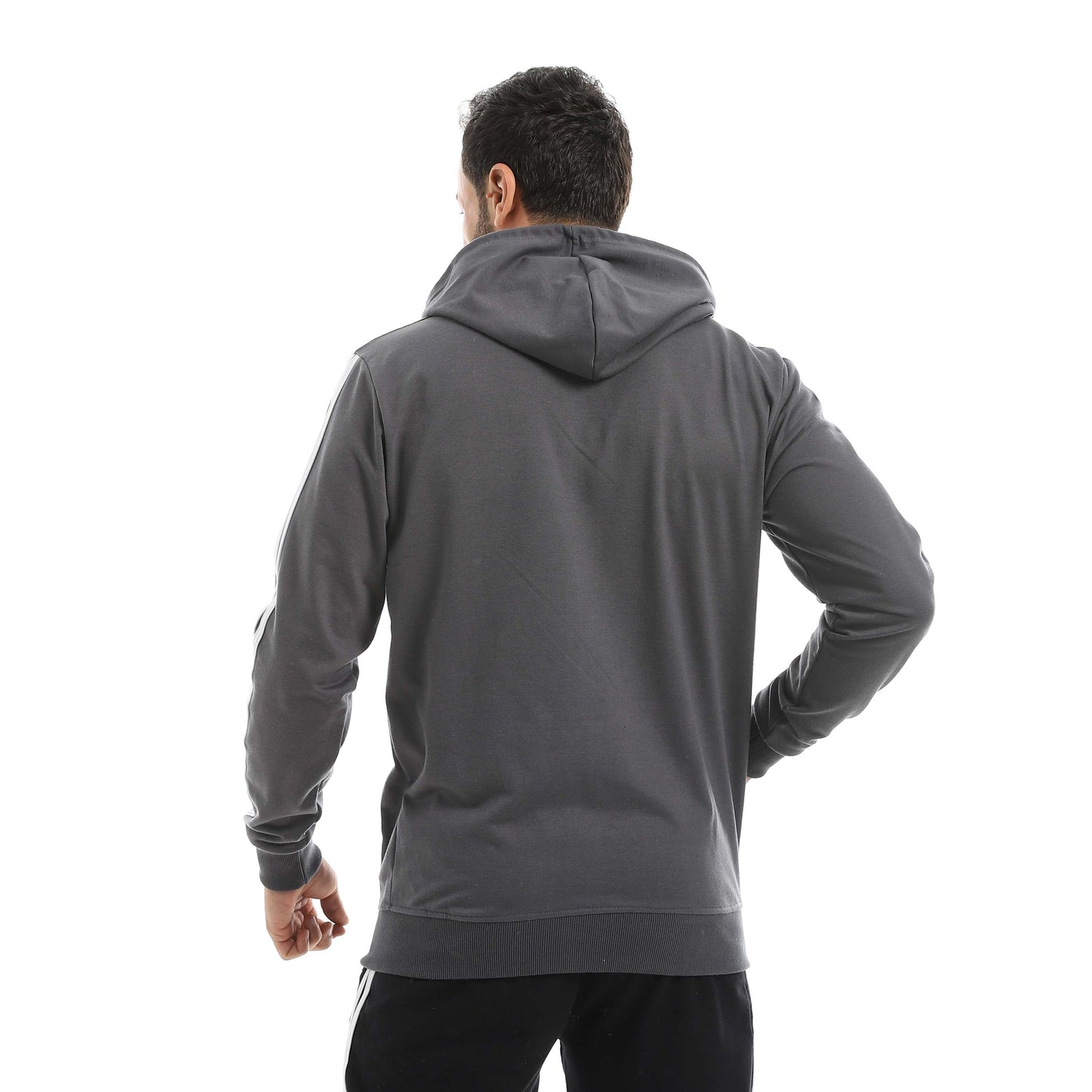 Red Circle Sweatshirt Hoodie + Zipper men