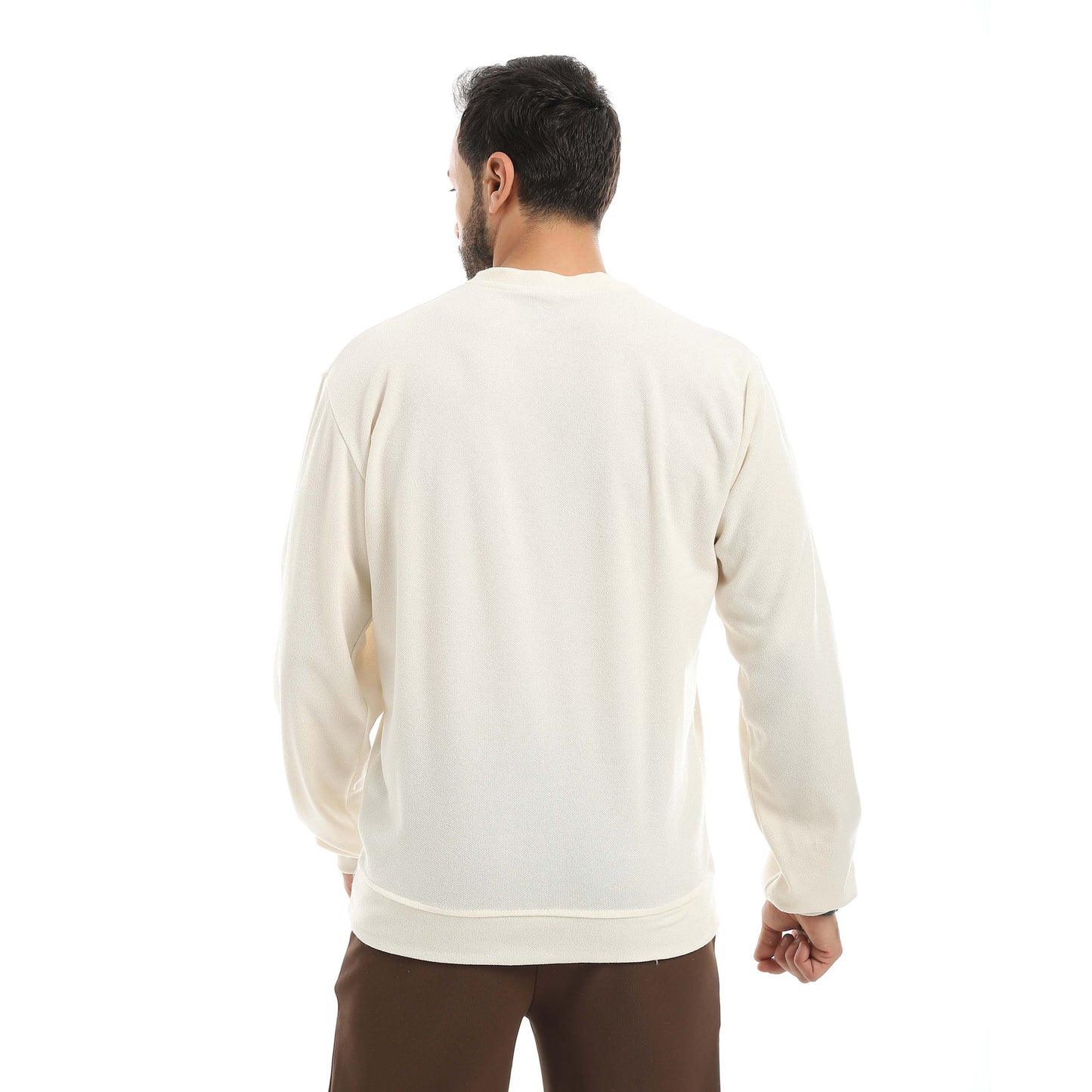 Red Circle Pullover Falafel V neck men