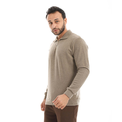 Red Circle SweatShirt Flavil Half Zipper men