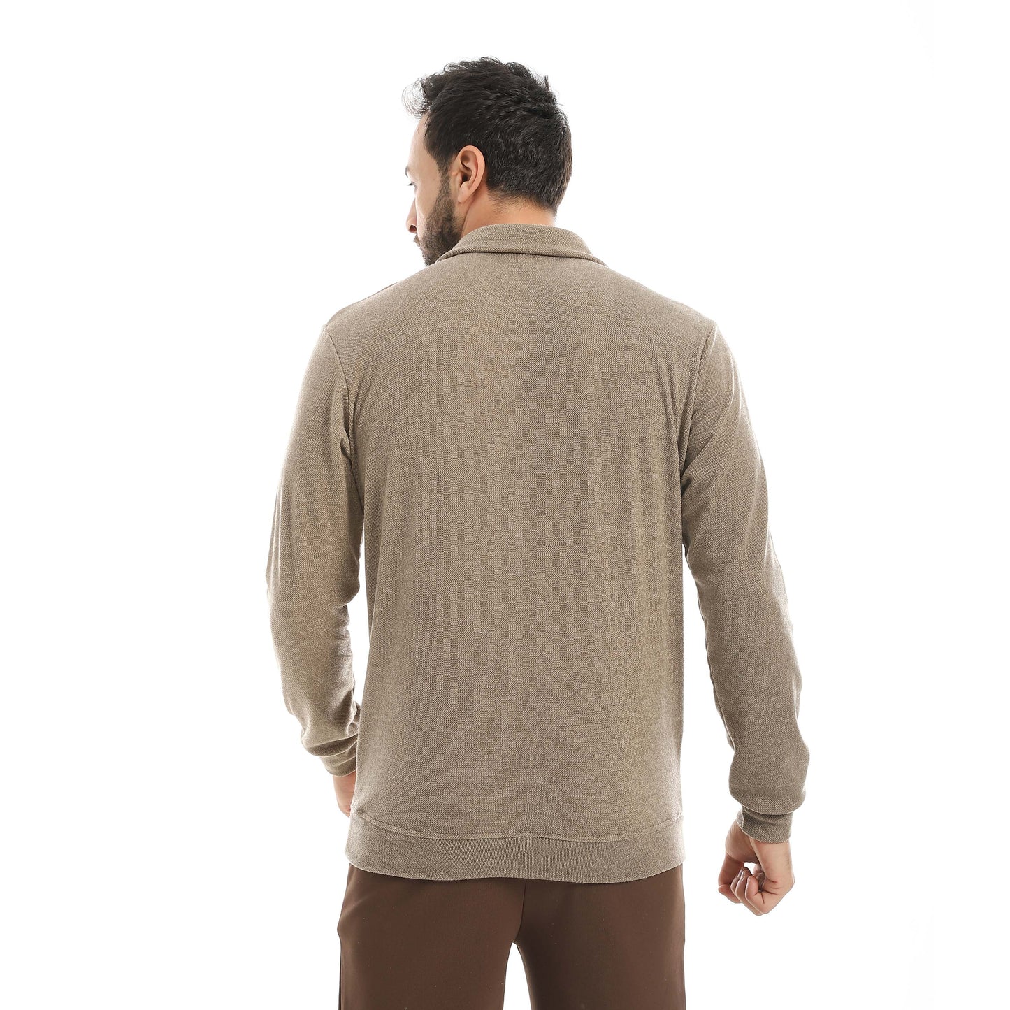 Red Circle SweatShirt Flavil Half Zipper men