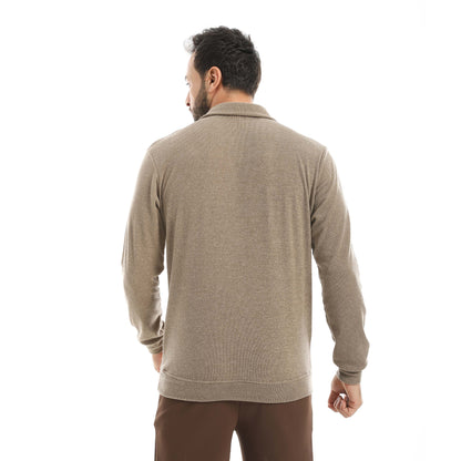 Red Circle SweatShirt Flavil Half Zipper men