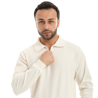 Red Circle SweatShirt Flavil Half Zipper men