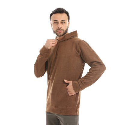 Red Circle Velvet Sweatshirt men