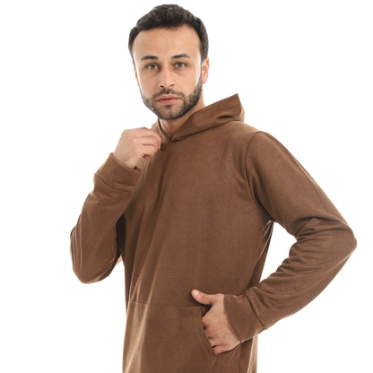 Red Circle Velvet Sweatshirt men