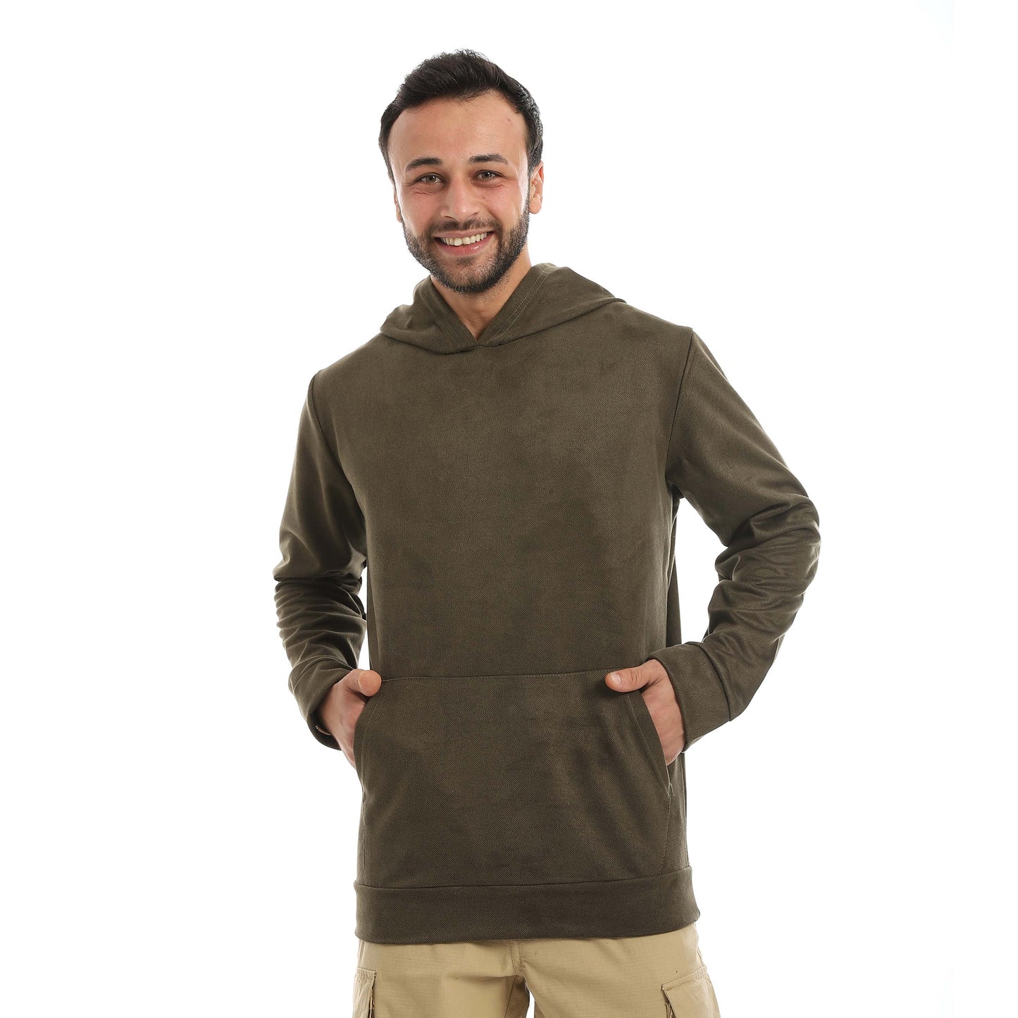 Red Circle Velvet Sweatshirt men