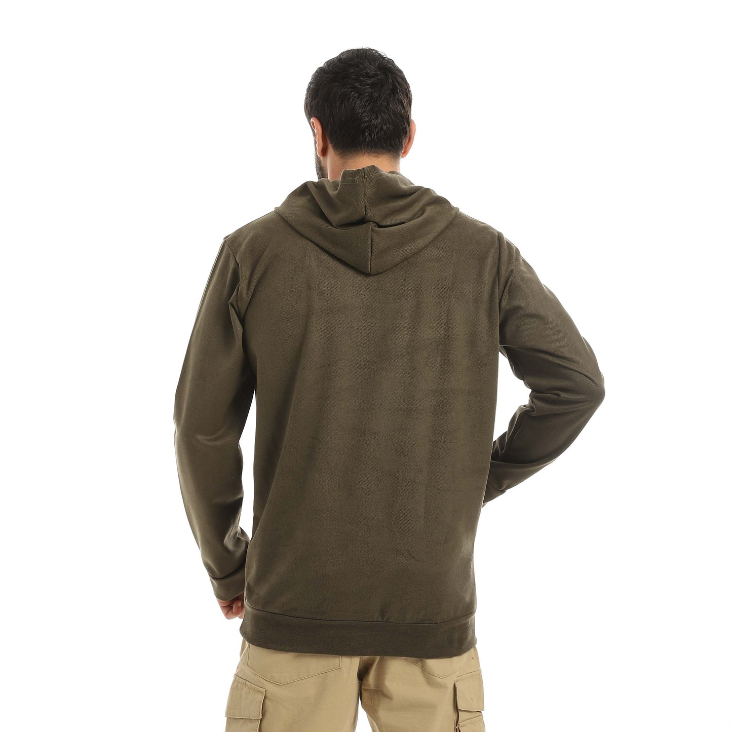 Red Circle Velvet Sweatshirt men