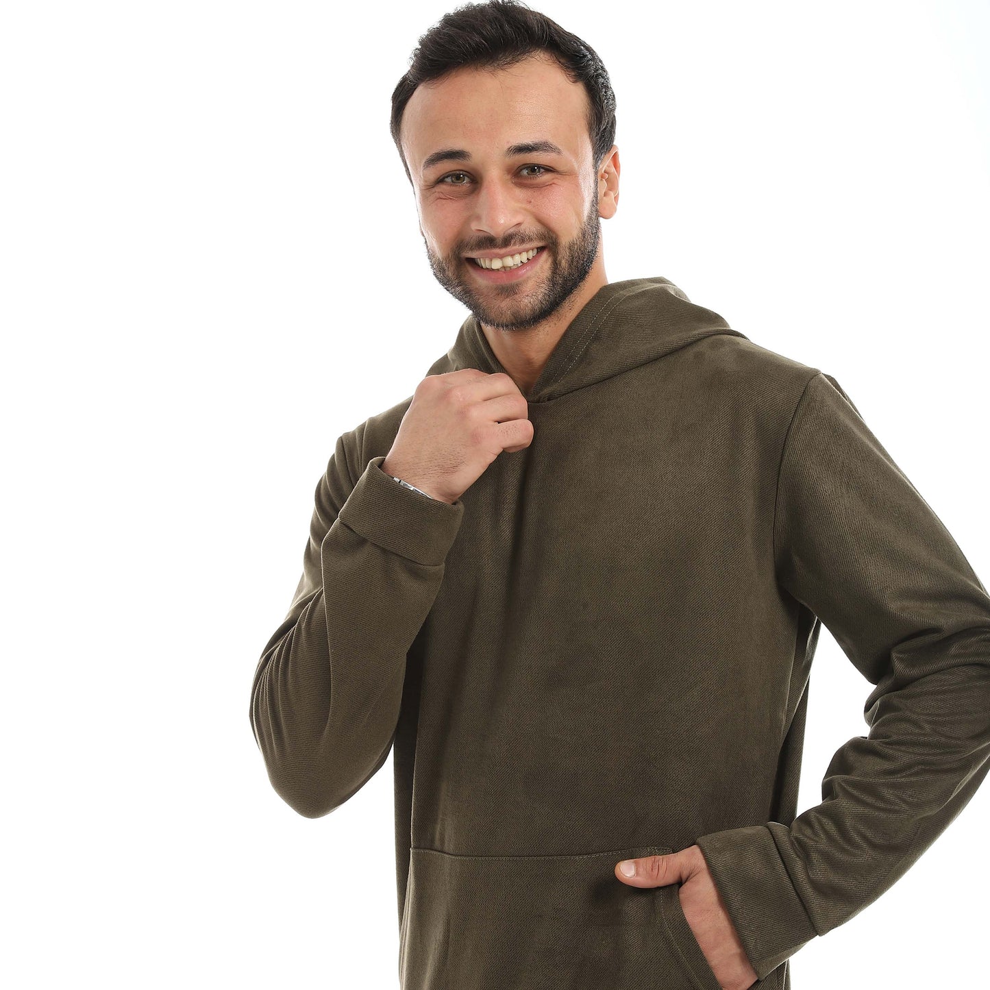 Red Circle Velvet Sweatshirt men