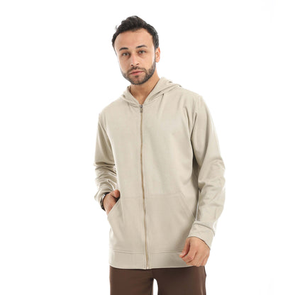 Red Circle Velvet Sweatshirt men