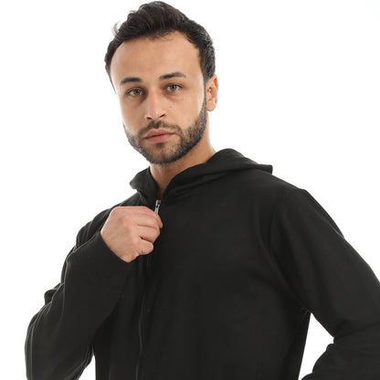 Red Circle Velvet Sweatshirt men