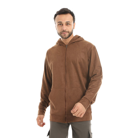 Red Circle Velvet Sweatshirt men