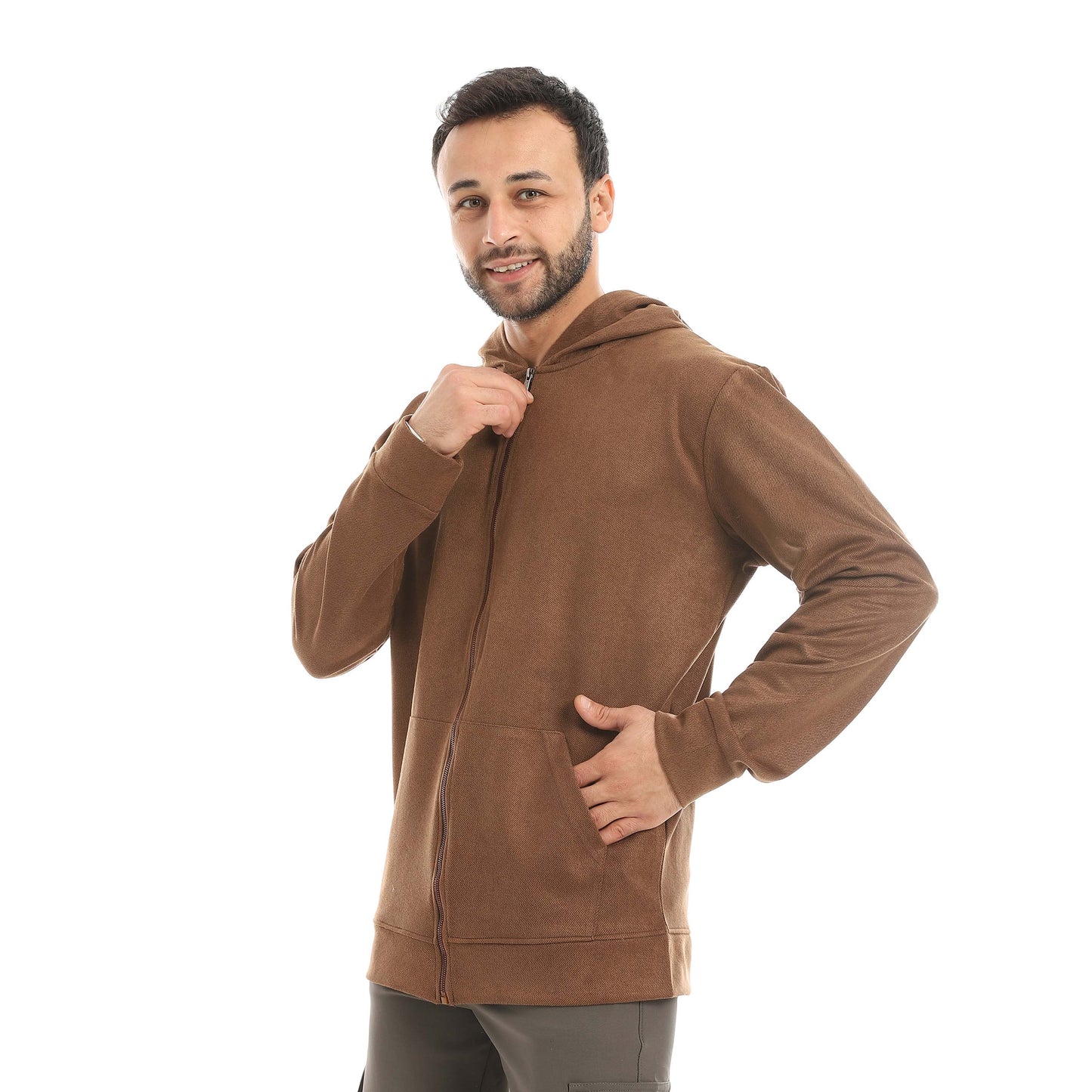 Red Circle Velvet Sweatshirt men