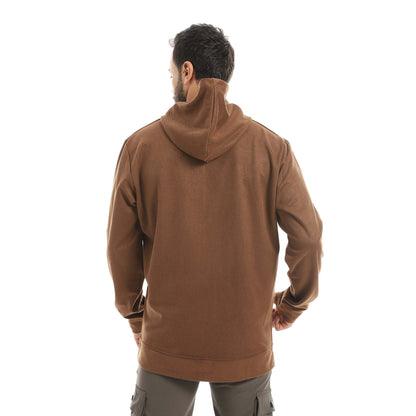 Red Circle Velvet Sweatshirt men