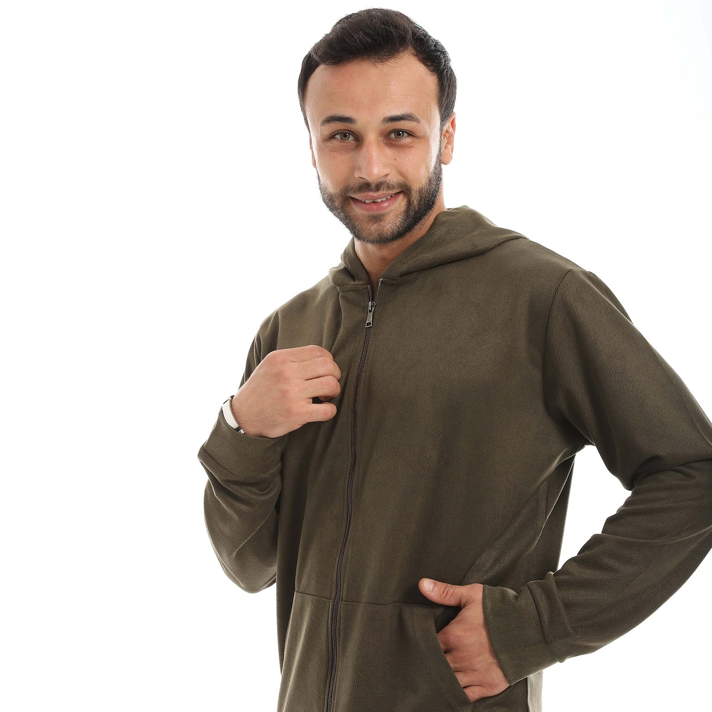 Red Circle Velvet Sweatshirt men