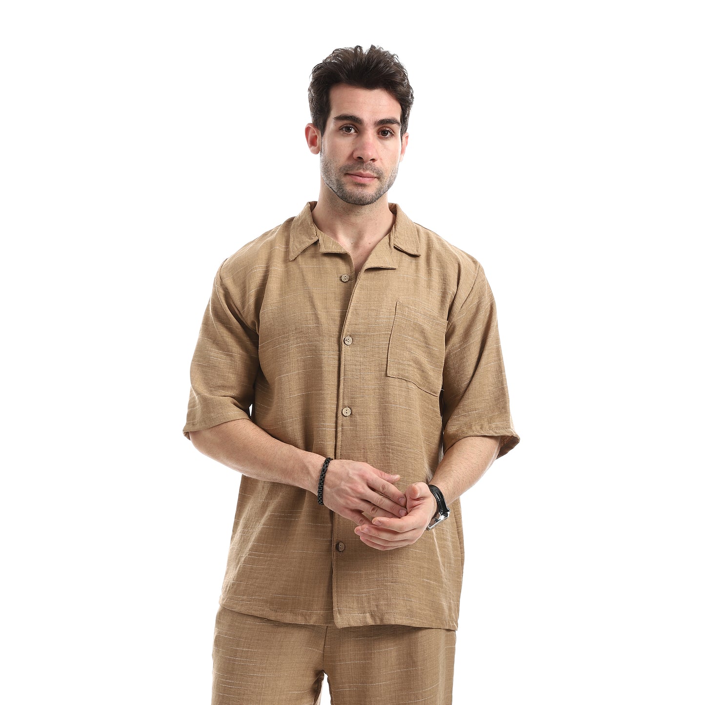 قميص كاجوال بأكمام قصيرة