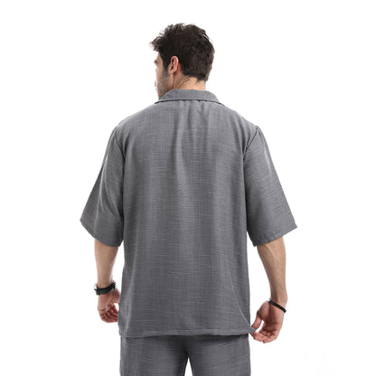 قميص كاجوال بأكمام قصيرة