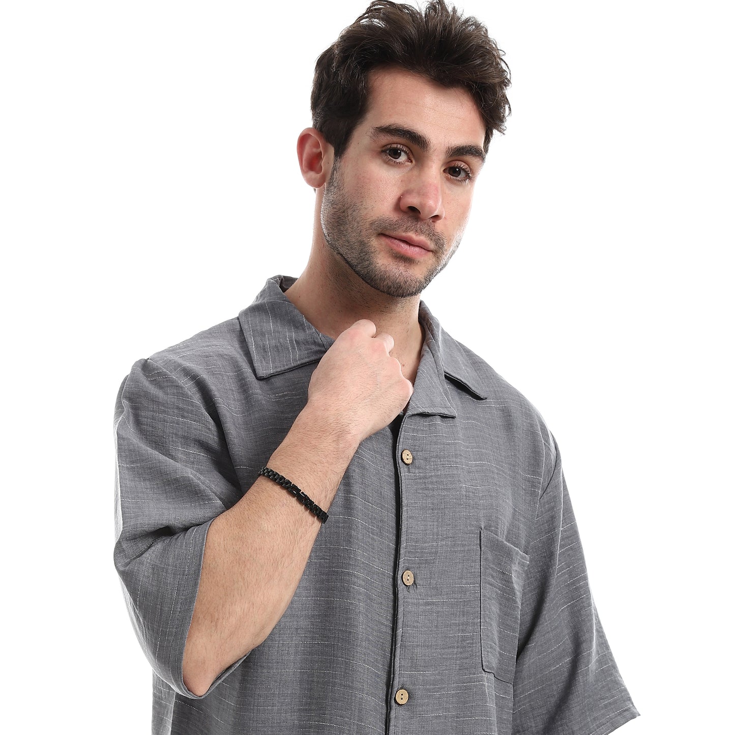 قميص كاجوال بأكمام قصيرة