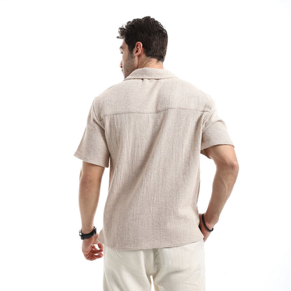 Relaxed Fit Casual Short Sleeves Shirt