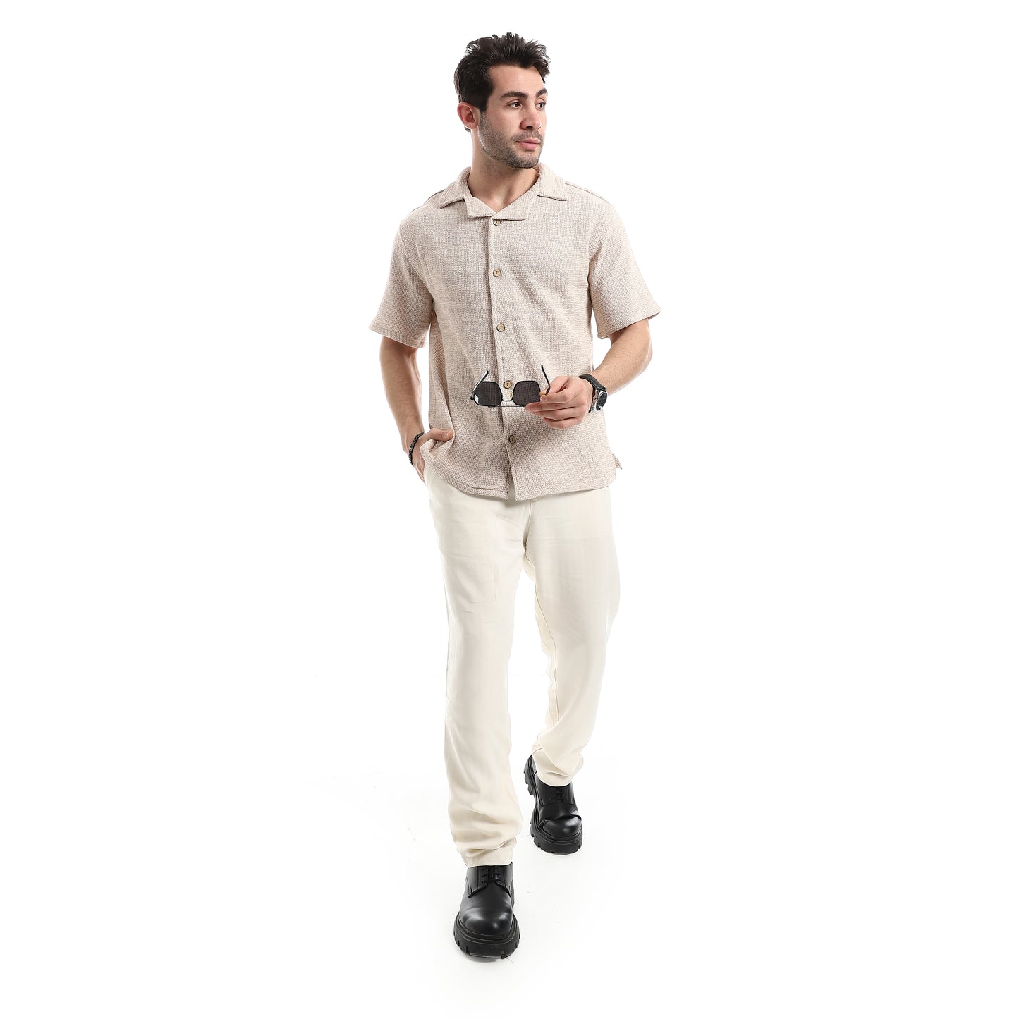 Relaxed Fit Casual Short Sleeves Shirt