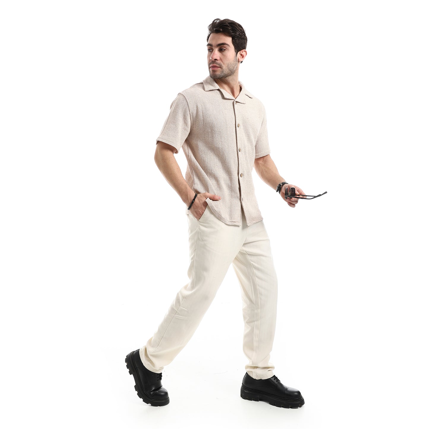 Relaxed Fit Casual Short Sleeves Shirt