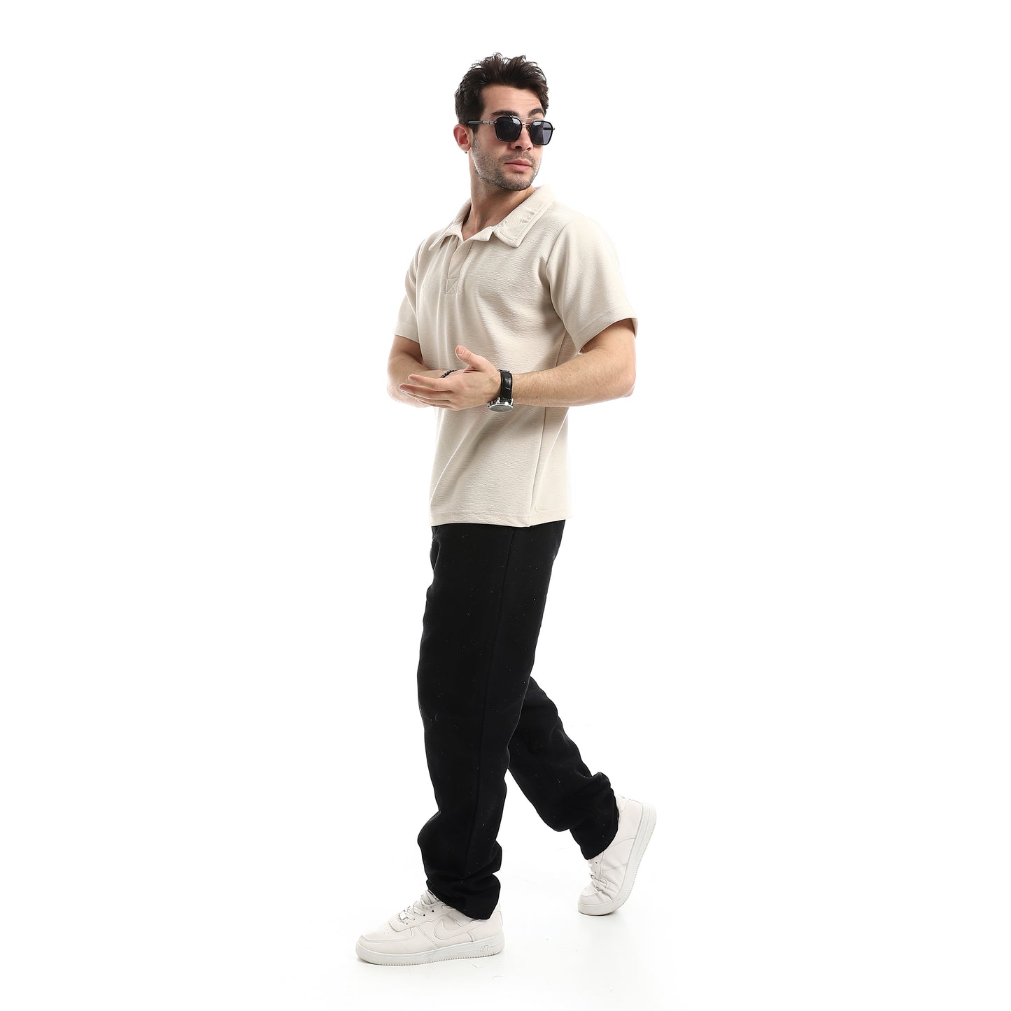 Linen Sand Essential T-Shirt