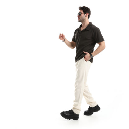 Linen Sand Essential T-Shirt