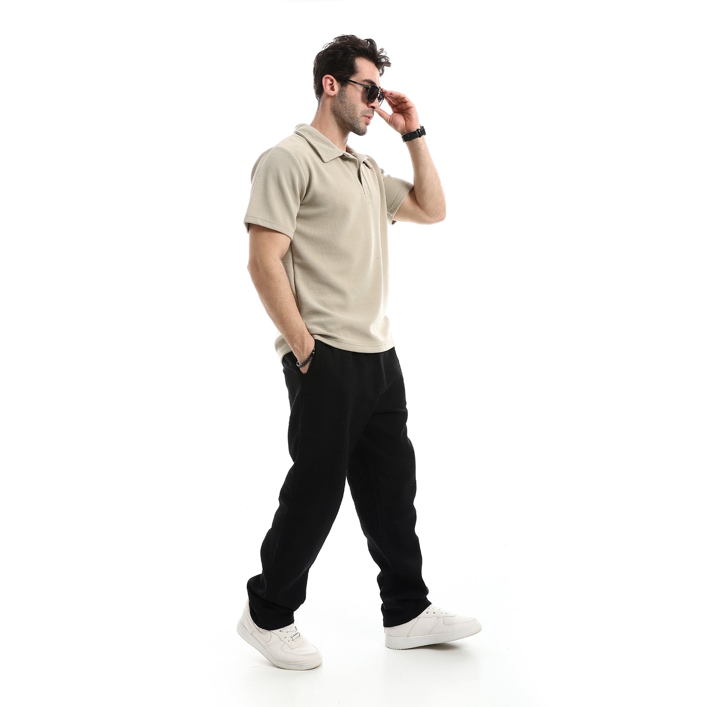 Linen Sand Essential T-Shirt