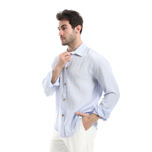 قميص كوبالت سكاي لاين عصري