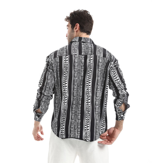 قميص تراثي "أوشن بلو"