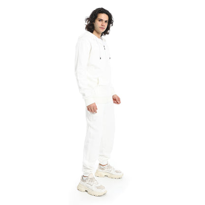 Summer Melton Winter Orange Zipper Hooded Sweatshirt