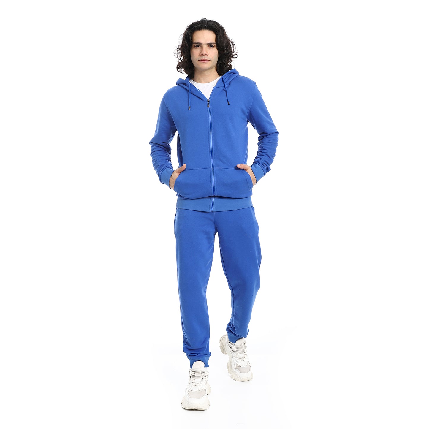 Summer Melton Winter Orange Zipper Hooded Sweatshirt