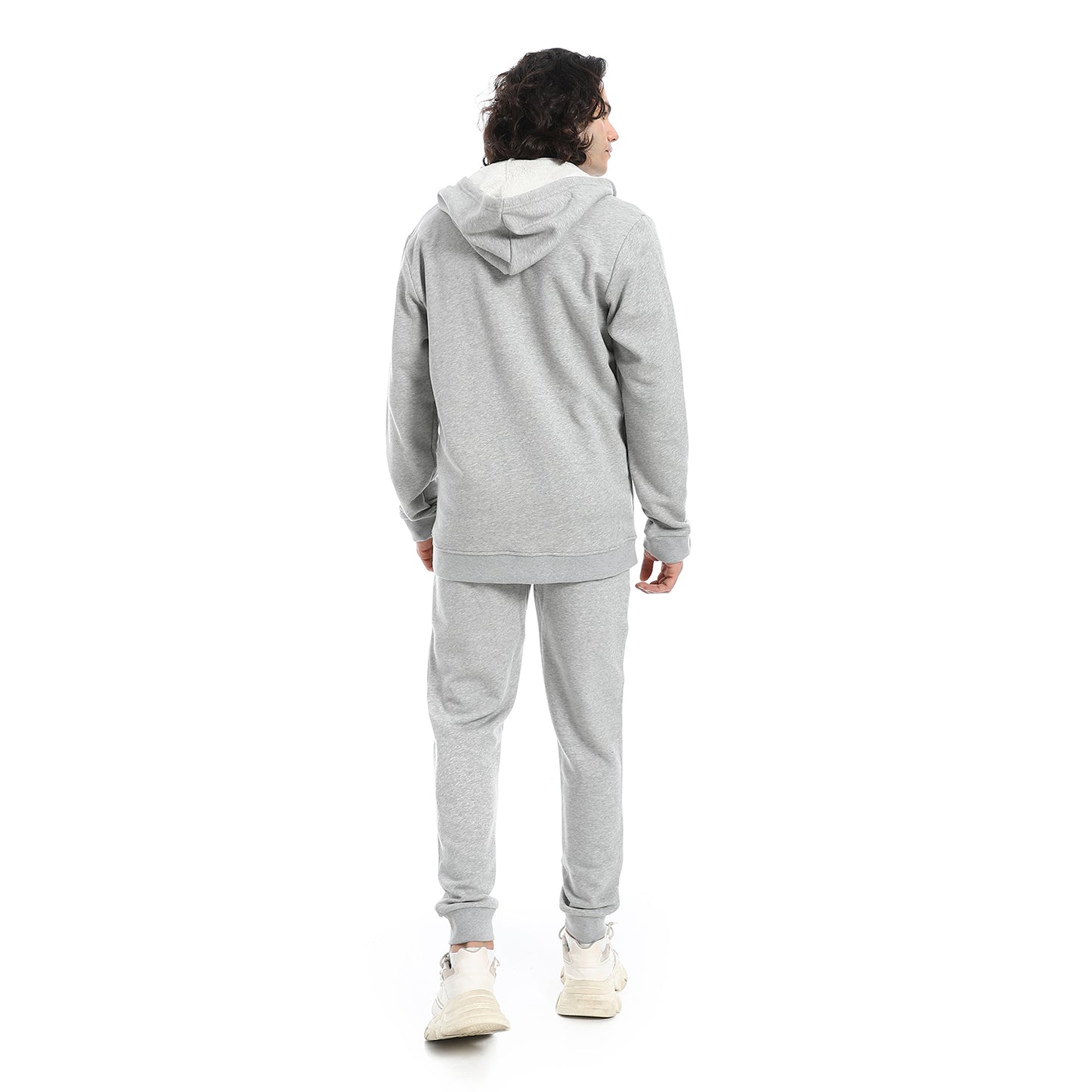Summer Melton Winter Orange Zipper Hooded Sweatshirt