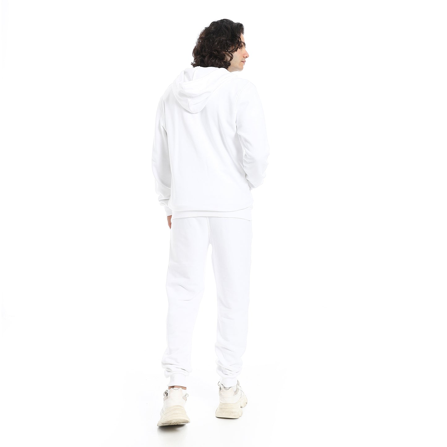 Summer Melton Winter Orange Zipper Hooded Sweatshirt