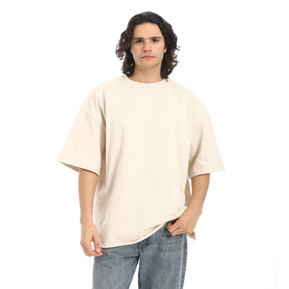Oversized T-shirt, round neck, on the eagle, Orly