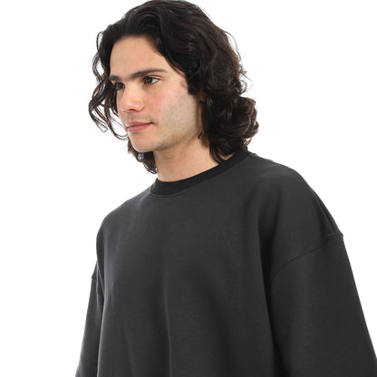 Oversized T-shirt, round neck, on the eagle, Orly