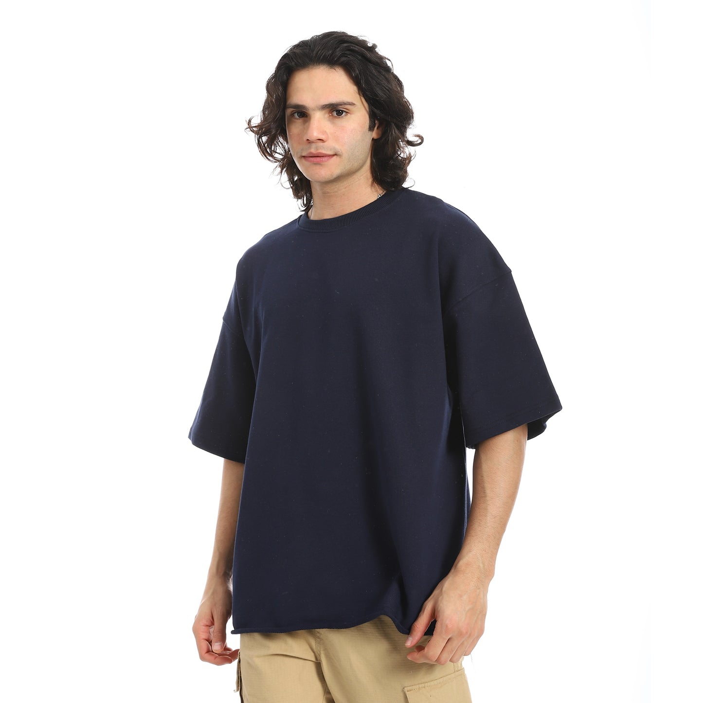 Oversized T-shirt, round neck, on the eagle, Orly