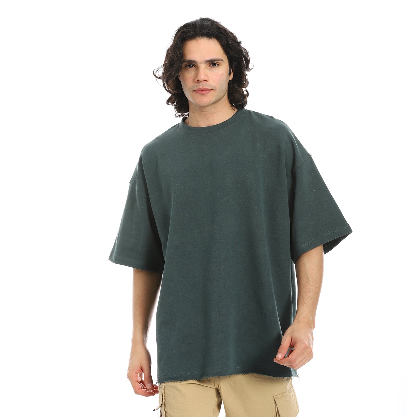 Oversized T-shirt, round neck, on the eagle, Orly