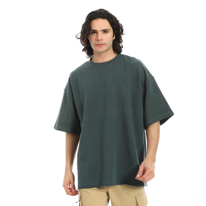 Oversized T-shirt, round neck, on the eagle, Orly