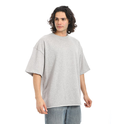 Oversized T-shirt, round neck, on the eagle, Orly