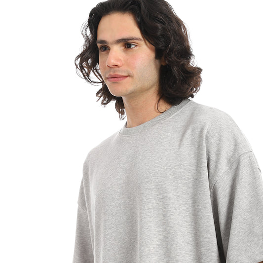Oversized T-shirt, round neck, on the eagle, Orly