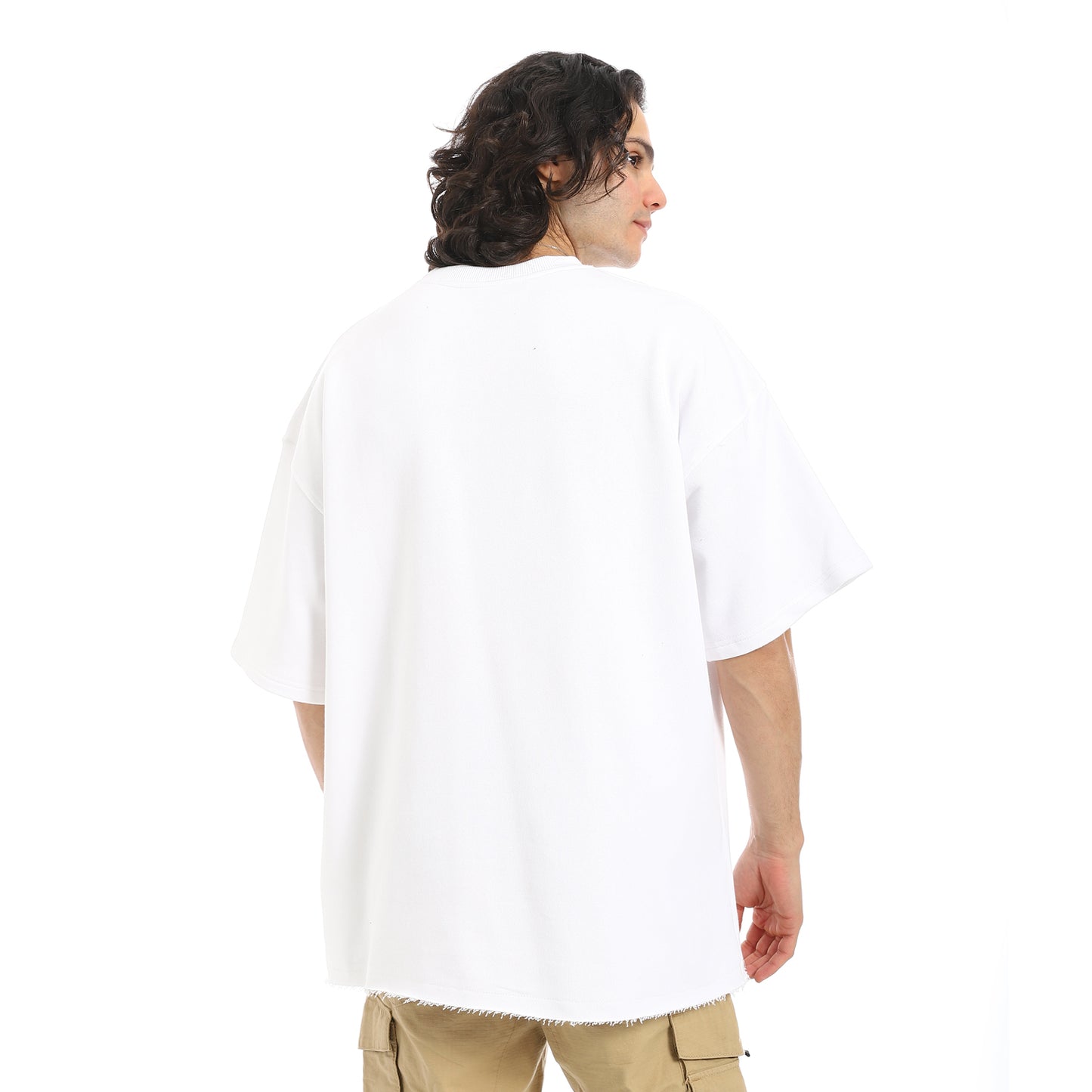 Oversized T-shirt, round neck, on the eagle, Orly