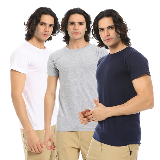T-shirt pendant, 4 pieces, round