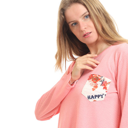 Kady Women Round Neck Top With Colorful Floral TUNIC