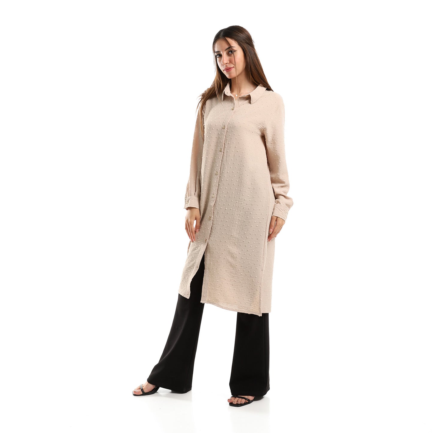 Jamila Women Self Stitches Tunic with Sided Slits