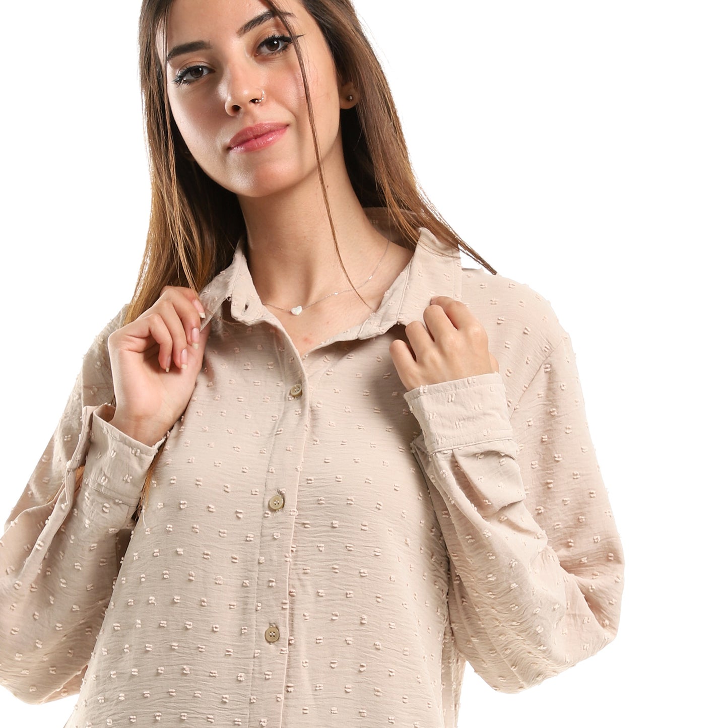 Jamila Women Self Stitches Tunic with Sided Slits