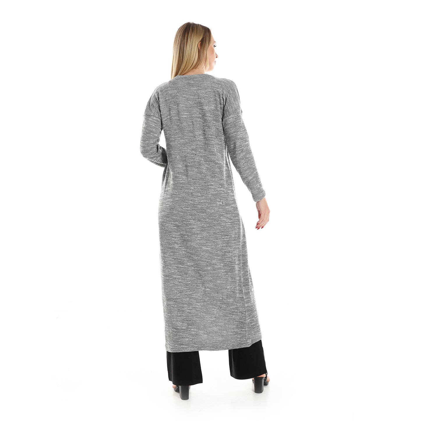 Jamila Women Long Sleeves Tunic With Decorated Sided Buttons