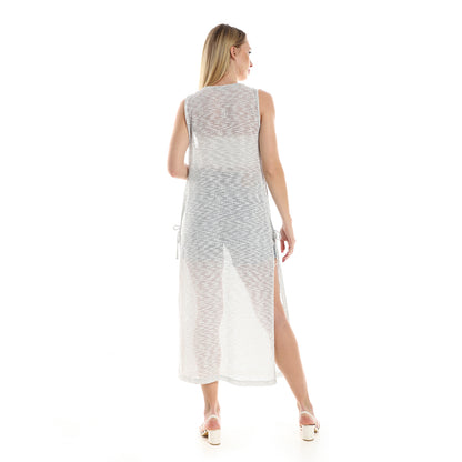 Jamila Women Knitted Cap Sleeves Cover up