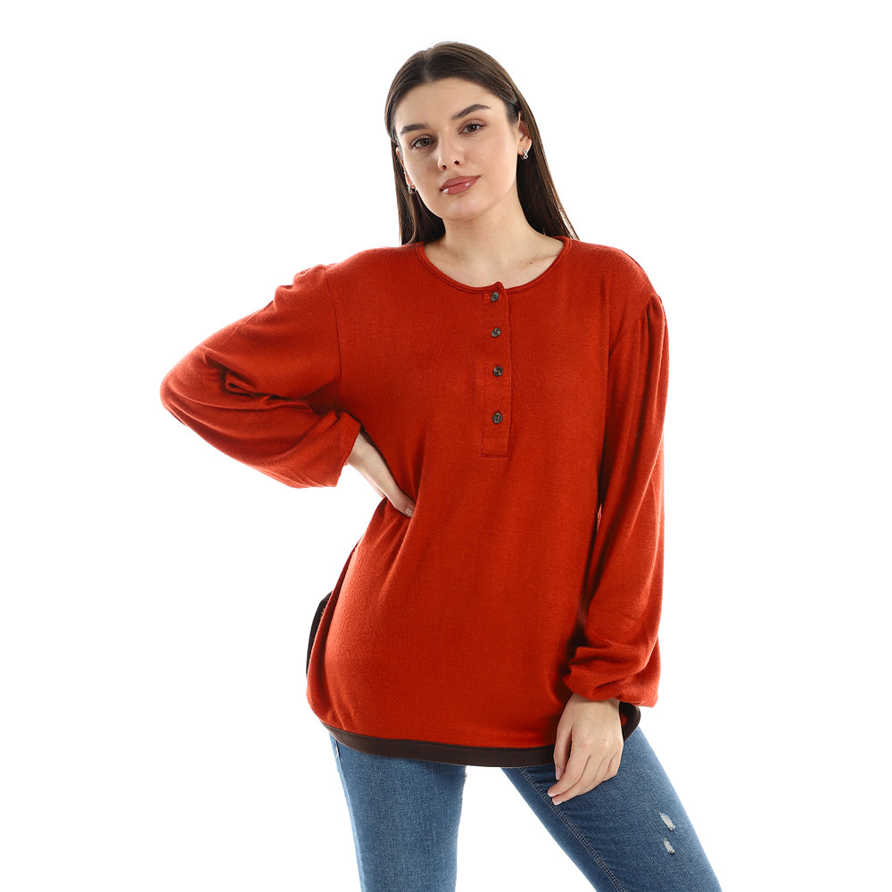 Jamila Women Upper Buttoned Long Sleeves Top