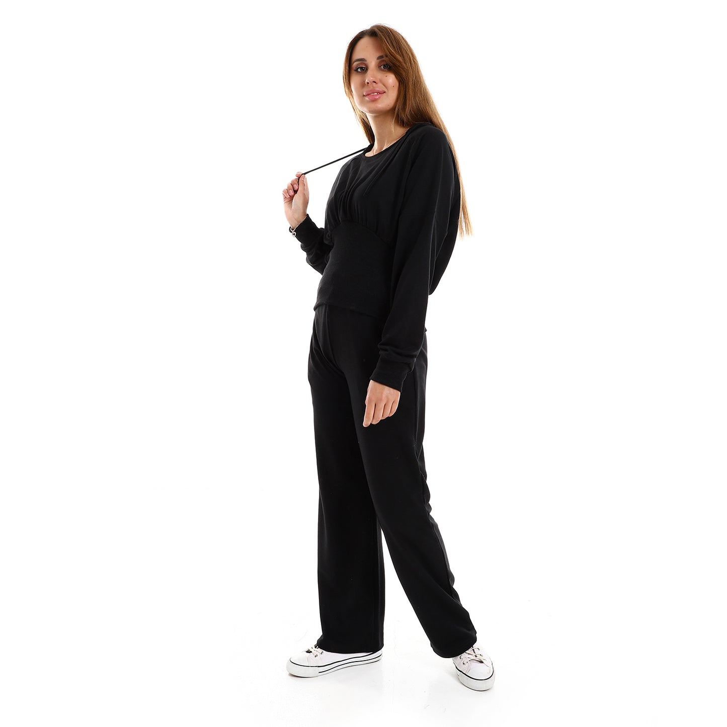 Jamila women gathered chest slip on casual set