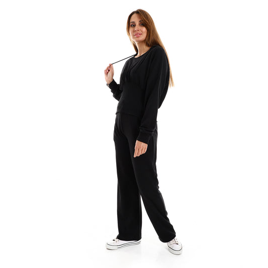 Jamila women gathered chest slip on casual set