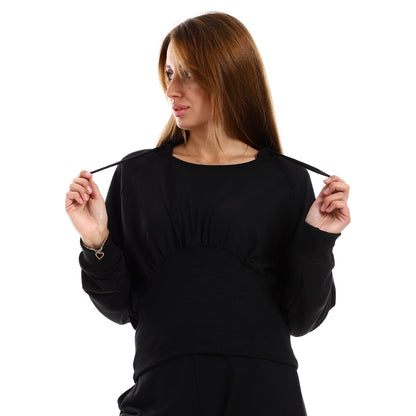 Jamila women gathered chest slip on casual set